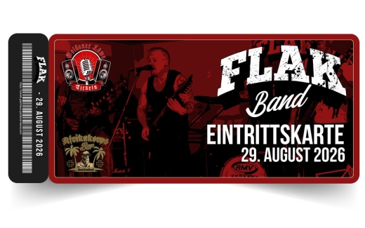 FLAK BAND AUFTRITT - Live am 29. AUGUST 2026 - im Eisernen Löwen