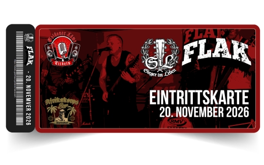 Flak Akustik & S.i.L. - Sieger im Leben - Live am 20. November 2026 – Afrikakorps Bar Brattendorf