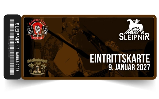 +++AUSVERKAUFT+++Sleipnir Balladen - am 9. Januar 2027 - Afrikakorps Bar Brattendorf