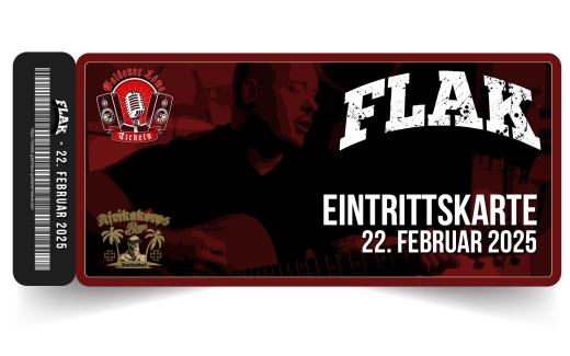 +++AUSVERKAUFT+++Phil von FLAK LIVE am 22. Februar 2024 – Afrikakorps Bar Brattendorf