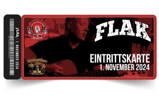 +++AUSVERKAUFT+++ Phil von FLAK LIVE am 1. November 2024 – Afrikakorps Bar Brattendorf