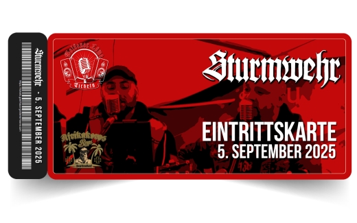 +++AUSVERKAUFT+++Sturmwehr LIVE am 5. September 2025 – Afrikakorps Bar Brattendorf