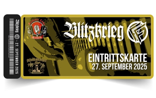 +++AUSVERKAUFT+++Blitzkrieg Akustik + Freilich Frei - am 27. September 2025 – Afrikakorps Bar Brattendorf