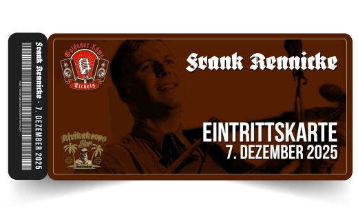 Frank Rennicke - Live am 07. Dezember 2025 – Afrikakorps Bar Brattendorf