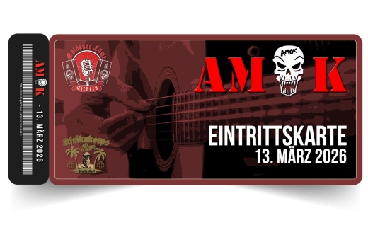 +++AUSVERKAUFT+++AMOK am 13. März 2026 – Afrikakorps Bar Brattendorf