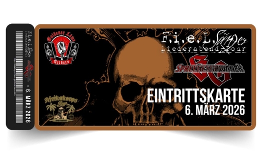 +++AUSVERKAUFT+++F.i.e.L. & Spreegeschwader Akustik am 6. März 2026 – Afrikakorps Bar Brattendorf
