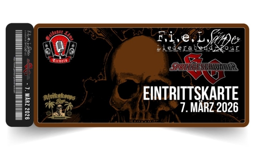 +++AUSVERKAUFT+++F.i.e.L. & Spreegeschwader Akustik am 7. März 2026 – Afrikakorps Bar Brattendorf