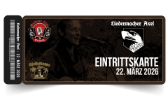 Liedermacher Axel - am 22. März 2026 – Afrikakorps Bar Brattendorf + +++EINTRITT FREI+++