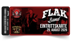 FLAK BAND AUFTRITT - Live am 29. AUGUST 2026 - im Eisernen Löwen