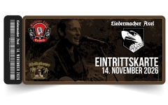 Liedermacher Axel Schlimper - Live am 14. November 2026 – Afrikakorps Bar Brattendorf