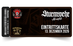 +++9 TICKETS VERFÜGBAR+++Sturmwehr live am 13. Dezember 2026 – Afrikakorps Bar Brattendorf