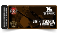+++AUSVERKAUFT+++Sleipnir Balladen - am 9. Januar 2027 - Afrikakorps Bar Brattendorf